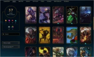 Conta Legue of Legends Ouro 2 - League of Legends LOL