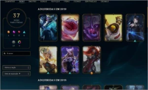 Conta Legue of Legends Ouro 2 - League of Legends LOL