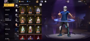 CONTA DE FF NIVEL 75 com todas skins de naruto - Free Fire