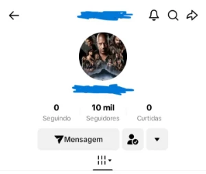 Conta tiktok 10mil seguidores - Social Media