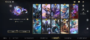 Wild Rift 539 Skins 31 míticas no total, mestre 11 vezes