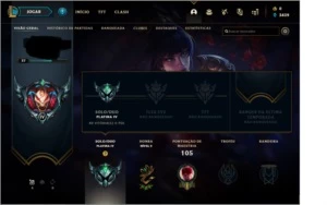 CONTA LOL PLATINA 4 // MMR BOM // OTIMA CONTA PARA SMURF - League of Legends