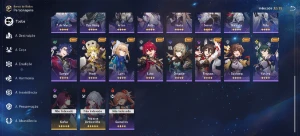 🟢Honkai Star Rail 69 Quase Todos Os Personagens +Fu Xuane2✅ - Honkai: Star Rail