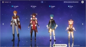 Genshin Impact - Diluc, Childe, Qiqi