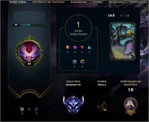 Conta otima para smurf mmr alto - League of Legends LOL