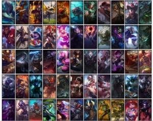 Conta Unranked com 157 Champs e 242 Skins + 132 Cromas - League of Legends LOL