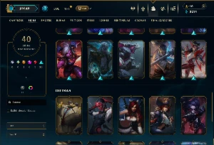 Esmeralda 3 com 85 Champs e 40 Skins ( SUP / ADC / JG ) - League of Legends LOL