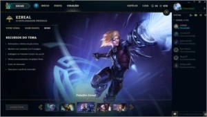 Conta No LOL- 9 Skins -1 Ultimate-Troco em Vip Ap e Age imvu - League of Legends