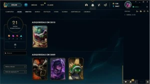 Conta Black Alistar LoL - League of Legends