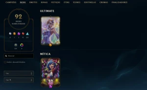 Conta League of Legends Full Acesso - 133 Champs e 92 Skins LOL