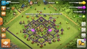 Clash Of Clans CV8 na metade