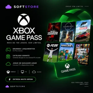 Xbox Game Pass Ultimate | 1 Mês | Jogos + EA Play | PC/Xbox - Assinaturas e Premium