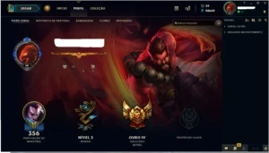 Conta de league of legends barato LOL
