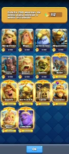 Clash Royale Torre 16, Cv2081, 16k+💎, Arenas Sazonais