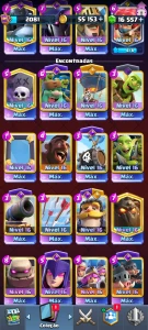 Clash Royale Torre 16, Cv2081, 16k+💎, Arenas Sazonais