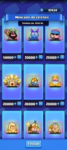 Clash Royale Torre 16, Cv2081, 16k+💎, Arenas Sazonais