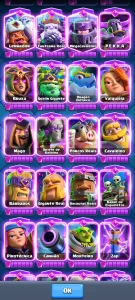 Clash Royale Torre 16, Cv2081, 16k+💎, Arenas Sazonais