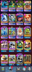 Clash Royale Torre 16, Cv2081, 16k+💎, Arenas Sazonais