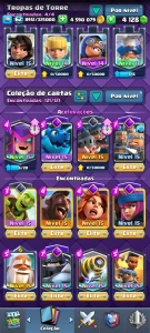 Cv62, 15K+🏆, Comuns, Raras E Épicas Full - Clash Royale