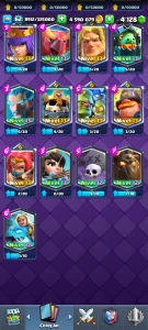 Cv62, 15K+🏆, Comuns, Raras E Épicas Full - Clash Royale