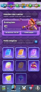 Cv64, 15K+🏆, LIGA 7 MAIOR CAMPEÃO - Clash Royale