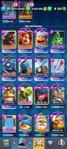 Cv71, Arena 28 Cume de Heróis, 8k+ 💎, 4kk+ ouro, 9 cartas f