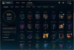 Conta League of lengends, 84 Skins - League of Legends LOL
