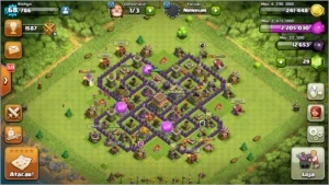 CENTRO DE VILA 8! TROCA DE NOME DISPONÍVEL - Clash of Clans