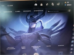 Conta Smurf com Skin Rara (Kayle juíza) - League of Legends LOL