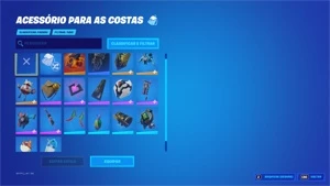 conta fortnite com algumas skins e passe