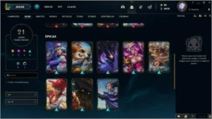 Conta Prata 3 Com Skin Ahri Prestígio - League of Legends LOL