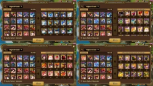 Summoners War Global com Seara Bastet Verad Leo EzioDark