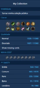 Conta Hearthstone - Blizzard