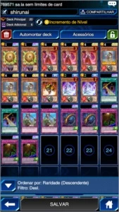 Yugioh duely links (conta) - Free Fire