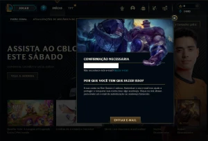 Esmeralda 4 com 30 Champs e 1 Skins ( SEM EMAIL CONFIRMADO ) - League of Legends LOL