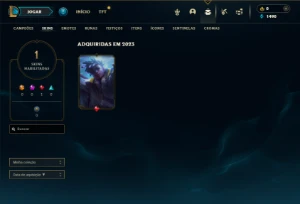 Esmeralda 4 com 30 Champs e 1 Skins ( SEM EMAIL CONFIRMADO ) - League of Legends LOL