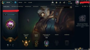 CONTA OURO 4, SKIN BLITZ VITORIOSO, 25 CAMPEÕES, NVL 34 - League of Legends LOL
