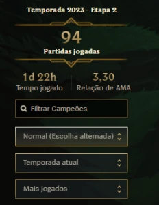 Conta Upada A Mão Platina Nas 2 Filas - League of Legends LOL