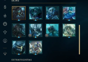 Conta Upada A Mão Platina Nas 2 Filas - League of Legends LOL