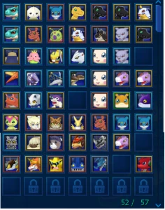 LADMO Conta Completa + deck AS15% e Skill 15%, KIT PERMANENT - Digimon Masters Online