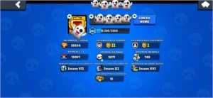 CONTA BRAWLSTARS - 29K TROFÉUS (45/47 TODA FULL) - 67 SKINS - Brawl Stars