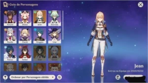 Contar Ar 18 com a nova arma do banner e jean c1 - Genshin Impact