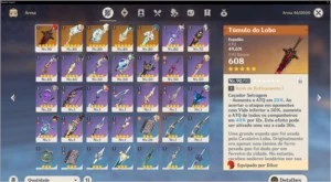 ◀▶ Pc/Mobile Diluc + Tumulo + Qiqi c1 + Xiao + 4 Armas 5⭐ - Genshin Impact