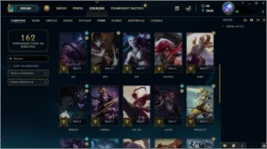 conta gold 4 lvl 58 - League of Legends LOL
