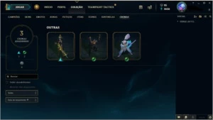 conta gold 4 lvl 58 - League of Legends LOL