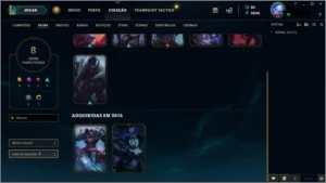 conta gold 4 lvl 58 - League of Legends LOL