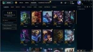 conta gold 4 lvl 58 - League of Legends LOL