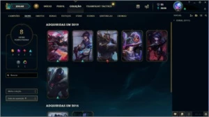 conta gold 4 lvl 58 - League of Legends LOL