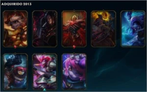 Conta Unranked  20 Campeões + 25k IP + Skins - League of Legends LOL