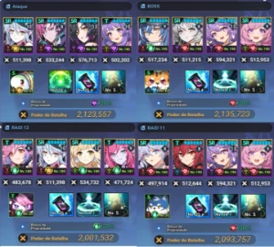 Conta Grand Chase Mobile 2,250kk PB